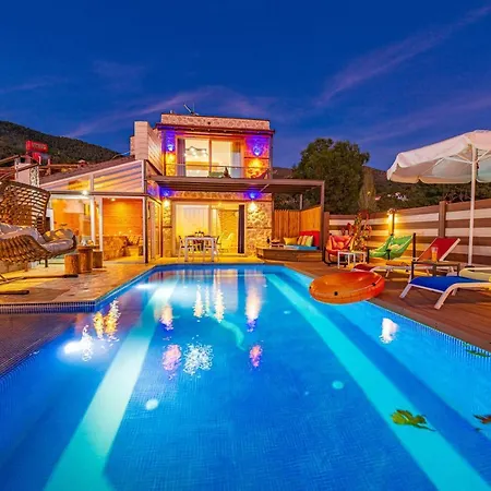 Mert - 1 Bedroom With Jacuzzi In Kalkan Villa *